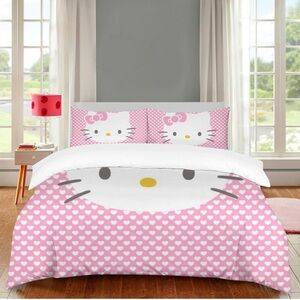 Hello Kitty Duvet Set Queen